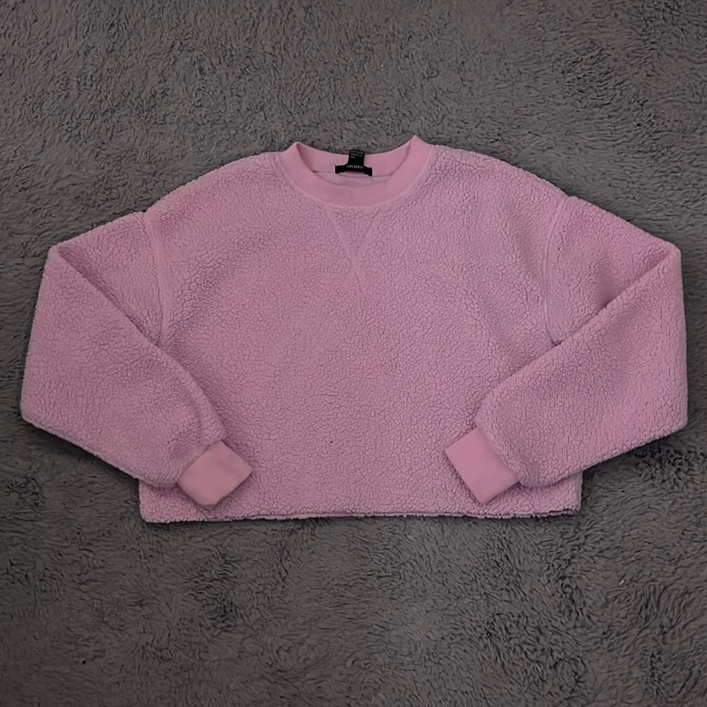 Pink Cropped Sweater